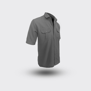 Savana_Fargo Shirt_Grey Isometri1