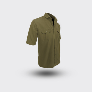 Savana_Fargo Shirt_Khaky Isometri1